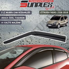 Sunplex Citroen Nemo 2008-2018 Mugen 2 Li Set Cam Rüzgarlığı