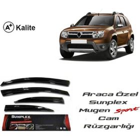 Sunplex Dacia Duster 2009 Sonrası Mugen Tip 4 Lü Cam Rüzgarlığı