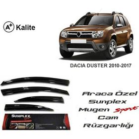 Sunplex Dacia Duster Mügen Tip 2010-2017 Cam Rüzgarlığı