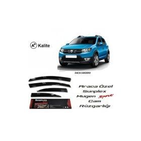 Sunplex Dacia Sandero Mugen Tip 2008 Cam Rüzgarlığı