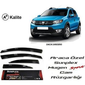 Sunplex Dacia Sandero Mugen Tip 4lü Cam Rüzgarlığı