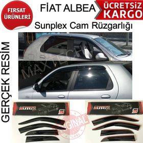 Sunplex Fiat Albea 4 Parça 2002-2012 Cam Rüzgarlığı