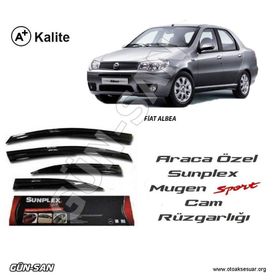 Sunplex Fiat Albea Mugen Tip 4lü Cam Rüzgarlığı