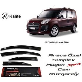 Sunplex Fiat Doblo 2 Mugen Tip 2010 Cam Rüzgarlığı