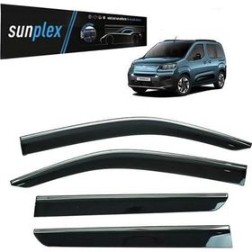 Sunplex Fiat Doblo 2023 Sonrası Uyumlu Kromlu Cam Rüzgarlığı