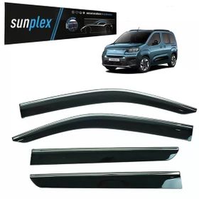 Sunplex Fiat Doblo 2023 Sonrası Uyumlu Kromlu Cam Rüzgarlığı