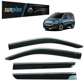 Sunplex Fiat Doblo 2023 Sonrası Uyumlu Kromlu Cam Rüzgarlığı