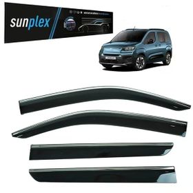 Sunplex Fiat Doblo 2023 Sonrası Uyumlu Kromlu Cam Rüzgarlığı