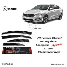 Sunplex Fiat Egea Mugen Tip 4lü Cam Rüzgarlığı