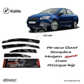 Sunplex Fiat Linea Mügen Tip 4 Lü Cam Rüzgarlığı