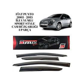 Sunplex Fiat Punto 2005-2015 4 Parça Cam Rüzgarlığı
