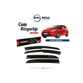 Sunplex Fiat Punto 2005-2016 Mugen Tip Cam Rüzgarlığı