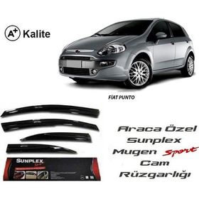 Sunplex Fiat Punto Mugen Tip 4 Lü Cam Rüzgarlığı