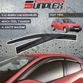 Sunplex Fiat Tipo Mugen 4 Lü Set Cam Rüzgarlığı