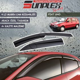 Sunplex Fiat Uno Mugen 4 Lü Cam Rüzgarlığı
