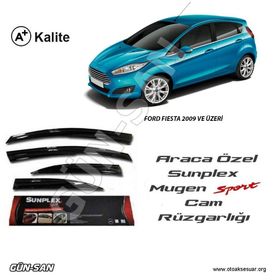 Sunplex Ford Fiesta 2009 Sonrası 4lü Cam Rüzgarlığı