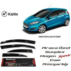 Sunplex Ford Fiesta 2009 Sonrası 4lü Cam Rüzgarlığı