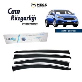 Sunplex Ford Focus 5 Hb 2018 Sonrası Krom Cam Rüzgarlığı