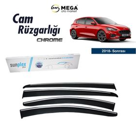 Sunplex Ford Focus 5 Hb 2018 Sonrası Krom Cam Rüzgarlığı