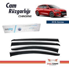 Sunplex Ford Focus 5 Hb 2018 Sonrası Krom Cam Rüzgarlığı