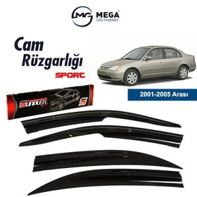 Sunplex Honda Civic 2001-2005 Mugen Cam Rüzgarlığı