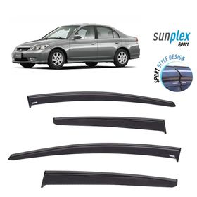 Sunplex Honda Civic 2001-2005 Mugen Cam Rüzgarlığı