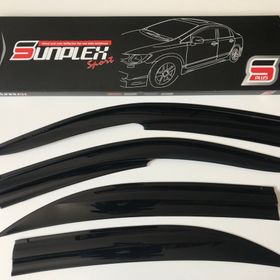 Sunplex Honda Civic 2001-2006 4 Parça Cam Rüzgarlığı