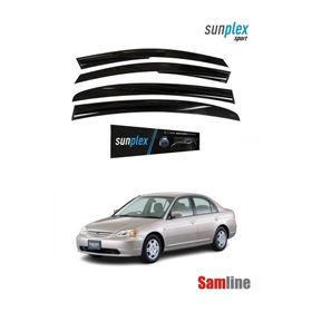 Sunplex Honda Civic 2001-2006 4 Parça Cam Rüzgarlığı