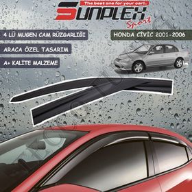 Sunplex Honda Civic 2001-2006 Cam Rüzgarlığı