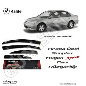 Sunplex Honda Civic 2001-2006 Cam Rüzgarlığı