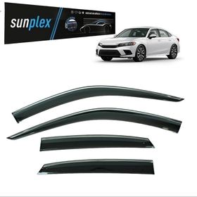 Sunplex Honda Civic 2022-2025 Uyumlu Kromlu Cam Rüzgarlığı