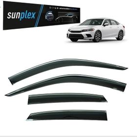 Sunplex Honda Civic 2022-2025 Uyumlu Kromlu Cam Rüzgarlığı