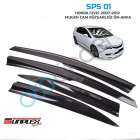Sunplex Honda Civic Mügen 2007-2012 Cam Rüzgarlığı