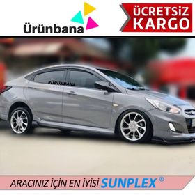 Sunplex Hyundai Accent Blue Kromlu 4 Parça Cam Rüzgarlığı