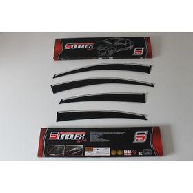 Sunplex Hyundai Accent Blue Kromlu 4 Parça Cam Rüzgarlığı