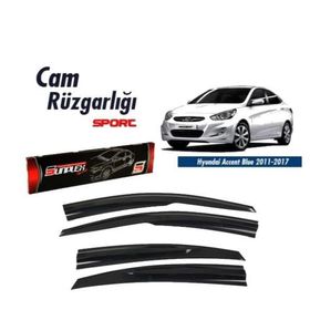Sunplex Hyundai Accent Blue Mugen 2011-2017 4'lü Cam Rüzgarlığı