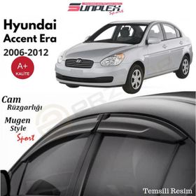 Sunplex Hyundaı Accent Era 2006 2012 Mugen Sport Style Ön Arka Takım 4 lü Cam Rüzgarlığı