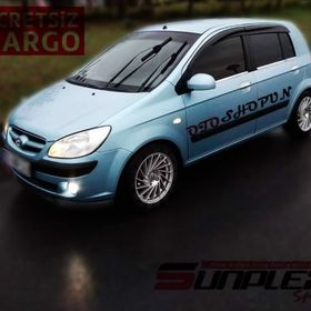 Sunplex Hyundai Getz Mugen Cam Rüzgarlığı