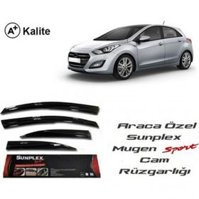 Sunplex Hyundai I30 2013 Mugen Tip Cam Rüzgarlığı
