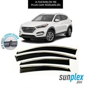 Sunplex Hyundai Tucson Plus Kromlu 2015 Cam Rüzgarlığı