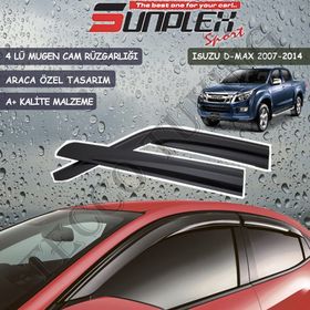 Sunplex Isuzu D-Max 2007-2014 Mugen 4 Lü Set Cam Rüzgarlığı