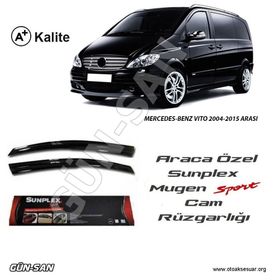 Sunplex Mercedes Vito 2004 Mugen Tip Cam Rüzgarlığı