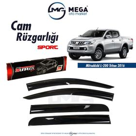 Sunplex Mitsubishi L200 2016-2018 Mugen Tip Cam Rüzgarlığı