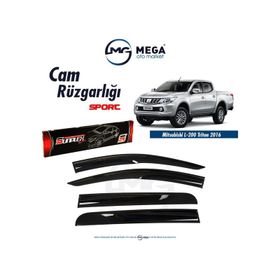 Sunplex Mitsubishi L200 2016-2018 Mugen Tip Cam Rüzgarlığı