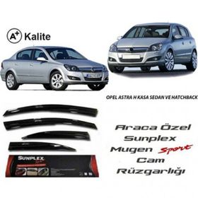 Sunplex Opel Astra H Mugen Tip Cam Rüzgarlığı