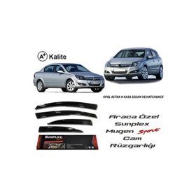 Sunplex Opel Astra H Mugen Tip Cam Rüzgarlığı
