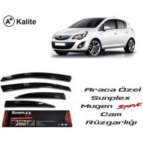 Sunplex Opel Corsa D Mugen Tip Cam Rüzgarlığı