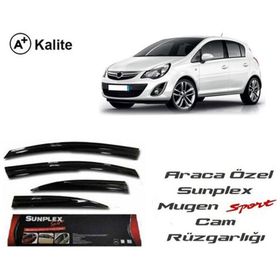 Sunplex Opel Corsa D Mugen Tip Cam Rüzgarlığı