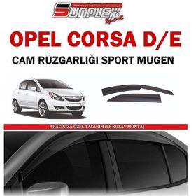 Sunplex Opel Corsa E 2007-2016 Cam Rüzgarlığı
