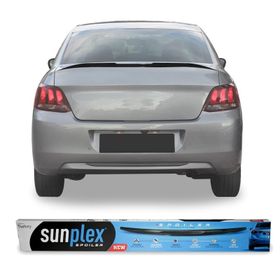 Sunplex Peugeot 301 Bagaj Üstü 2012 - 2019 Piano Black Spoiler